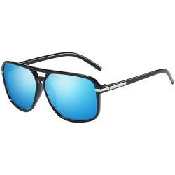 Oversized Ultra Light Men's Polarized Sunglasses Pilot for Men & Women Classic Style for Traveling Driving - Brown - CS18968D...