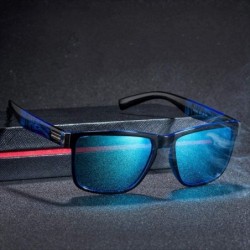 Aviator Sunglasses 2019 New Fashion Square Polarized UV400 Color Coating Sports 5 - 5 - CO18YQO5O37 $10.11