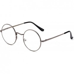 Round Round Retro John Lennon Sunglasses & Clear Lens Glasses Vintage Round Sunglasses - CT18KNG9N97 $11.30