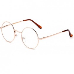 Round Round Retro John Lennon Sunglasses & Clear Lens Glasses Vintage Round Sunglasses - CT18KNG9N97 $11.30