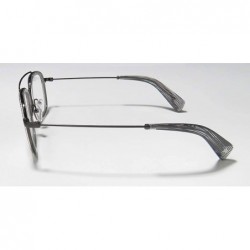 Aviator Yy1026 Mens/Womens Designer Full-rim Eyeglasses/Eyeglass Frame - Grey Line - CB198D5IXS2 $36.09
