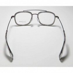 Aviator Yy1026 Mens/Womens Designer Full-rim Eyeglasses/Eyeglass Frame - Grey Line - CB198D5IXS2 $36.09