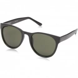 Round Clifton Round Sunglasses - Black - CS18NCLK352 $13.53