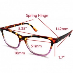 Rectangular computer Reading Glasses tortoise - CD18GR286GD $20.98