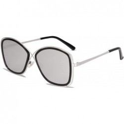 Oversized Polarized Oversized Womens Sunglasses Metal Frame Mirrored Lens QUEEN SJ1099 - CA18Q575I3R $14.73