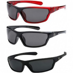 Sport Polarized 2 & 3 Pack Sunglasses - 3 Pack 1 Blk 1 Bm 1 Rd Nb - CJ1955X9NTW $55.53