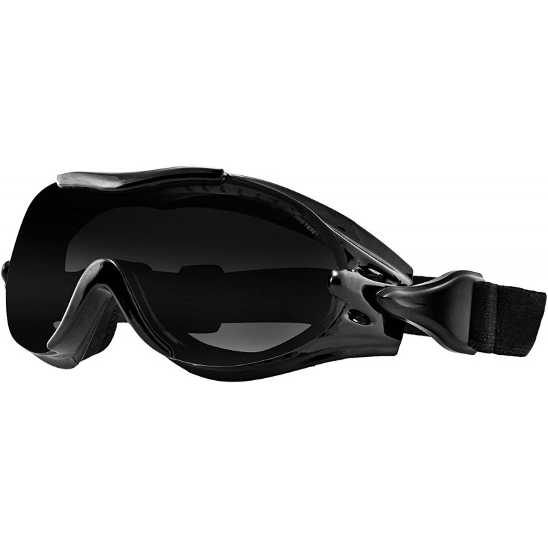 Aviator Phoenix OTG Interchangeable Goggles- Black Frame/3 Lenses (Smoked- Amber and Clear) - C7112D6P0Q5 $25.89