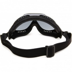 Aviator Phoenix OTG Interchangeable Goggles- Black Frame/3 Lenses (Smoked- Amber and Clear) - C7112D6P0Q5 $25.89
