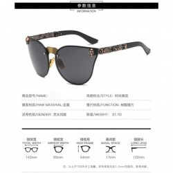 Rectangular Fashion Polarized Sunglasses For Women - REYO Unisex Frame Shades Acetate Frame UV Glasses Sunglasses - F - CD18N...