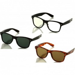 Wayfarer Mens 3-Pack Wayfarer Sunglasses - CL110IX5MVD $23.78
