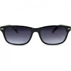 Oversized Seymore Retro BiFocal Sunglasses for Women and Men - Black - C717Y0EUOQX $23.17