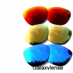 Oversized Replacement Lenses for Oakley Frogskins Blue&Gold&Red&Purple Color Polarized 4 Pairs-! - Blue&gold&red - CK125VOY7P...