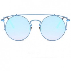 Round Women Men Fashion Round Sunglasses for Outdoor Casual UV Protective Glasses Unisex Eyewear - CE18NG0TNK5 $14.88