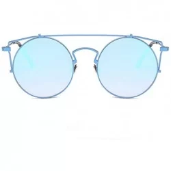 Round Women Men Fashion Round Sunglasses for Outdoor Casual UV Protective Glasses Unisex Eyewear - CE18NG0TNK5 $30.17