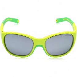 Shield Luky Boys Sunglasses with Great Coverage and Stylish Design for Ages 4-6 - Green/Green - CE12N76EAYR $18.14