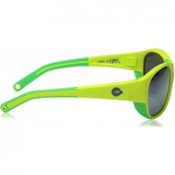 Shield Luky Boys Sunglasses with Great Coverage and Stylish Design for Ages 4-6 - Green/Green - CE12N76EAYR $18.14