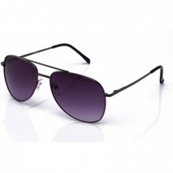Aviator Aviator Classic Fashion Metal Sunglasses - Gunmetal - CZ11CHGAYXJ $17.25