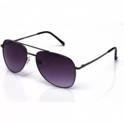 Aviator Aviator Classic Fashion Metal Sunglasses - Gunmetal - CZ11CHGAYXJ $7.33
