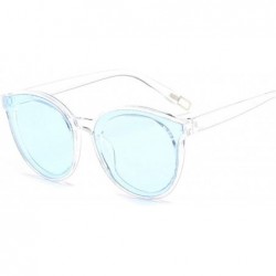 Cat Eye fashion cat eye glasses sunglasses women blue sea sun glasses lady - C8 - CS18WYRY64Q $30.75