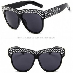 Oversized Sunglasses for Women Men Oversized Sunglasses Diamond Sunglasses Retro Glasses Eyewear Sunglasses for Holiday - D -...