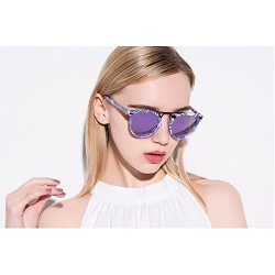 Butterfly Metal frame sunglasses fashion trend sunglasses personality colorful glasses - Purple Color - CB184YIUGUK $41.73