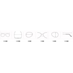 Round Beach Sunglasses Women Men Vintage Retro Glasses Unisex Glasses Driving Round Metal Frame Cool Exit Glasses - H - C6196...