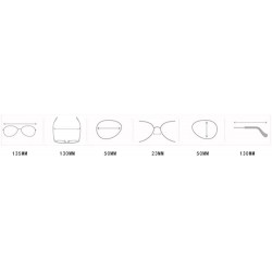 Round Beach Sunglasses Women Men Vintage Retro Glasses Unisex Glasses Driving Round Metal Frame Cool Exit Glasses - H - C6196...