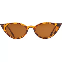 Oversized Retro Classic Oval Sunglasses for Women AC PC UV 400 Protection Sunglasses - Brown - C318SZTCHW9 $13.05