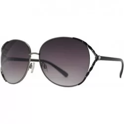 Round Womens Fashion Designer Elegant Butterfly Sunglasses - Gradient UV 400 Protection - C4194QS3KG8 $24.99