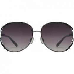 Round Womens Fashion Designer Elegant Butterfly Sunglasses - Gradient UV 400 Protection - C4194QS3KG8 $14.28