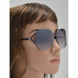 Round Womens Fashion Designer Elegant Butterfly Sunglasses - Gradient UV 400 Protection - C4194QS3KG8 $14.28