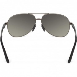 Round XXL extra large Classic Round Aviator Polarized Sunglasses for big wide heads 150mm - Black - CH189X30LKI $30.89