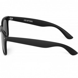 Wayfarer XXL Mens Extra Large Wayfinder Polarized Sunglasses for Big Wide Heads 152mm - Black - C112IXUVLRB $33.15