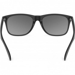 Wayfarer XXL Mens Extra Large Wayfinder Polarized Sunglasses for Big Wide Heads 152mm - Black - C112IXUVLRB $33.15