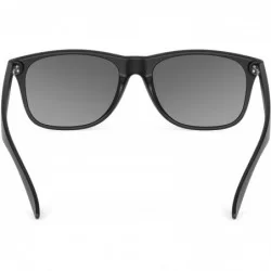 Wayfarer XXL Mens Extra Large Wayfinder Polarized Sunglasses for Big Wide Heads 152mm - Black - C112IXUVLRB $33.15