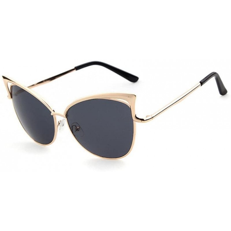 Oversized Summer Fashion Oversize Sunglasses - Grey - C018TWG5Z2O $8.97