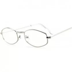 Semi-rimless Metal Square Small Frame Sunglasses Woman Women Classic Vintage Mercury Ocean Film Fashion Mirror Sun Glasses - ...