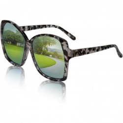 Oversized Oversized Sunglasses For Women/Men Square Butterfly Sun Glasses UV400 Protection - CK18OTL7NE2 $22.92