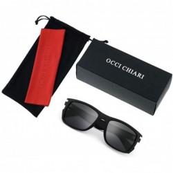 Aviator Sunglasses Rectangular Unbreakable - Black/Smoke - CD18HEII25S $20.29