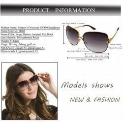 Wayfarer Women's Oversized Metal Frame Colored Lens Uv400 Protection Sunglasses - Beige - C011W45PPJH $11.70