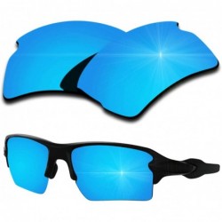 Sport Polarized Replacement Lenses Flak 2.0 XL Sunglasses - Multiple Colors - Ice Blue Mirrored Coating - C618CZW58H2 $23.13