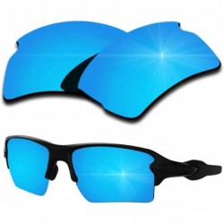 Sport Polarized Replacement Lenses Flak 2.0 XL Sunglasses - Multiple Colors - Ice Blue Mirrored Coating - C618CZW58H2 $10.96