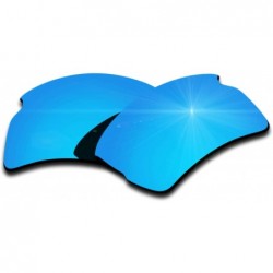 Sport Polarized Replacement Lenses Flak 2.0 XL Sunglasses - Multiple Colors - Ice Blue Mirrored Coating - C618CZW58H2 $10.96