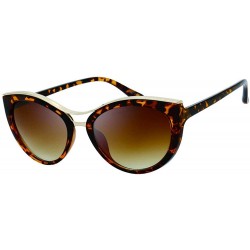 Cat Eye Vintage Collection Model 267 Cat Eye Fashion Sunglasses - Brown - C918U84E809 $18.08