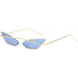 Goggle Fashion Sunglasses-Vintage Irregular Shape Sunglasses Eyewear Retro Street Beat Goggle (F) - F - CR18R3SQOS6 $22.48
