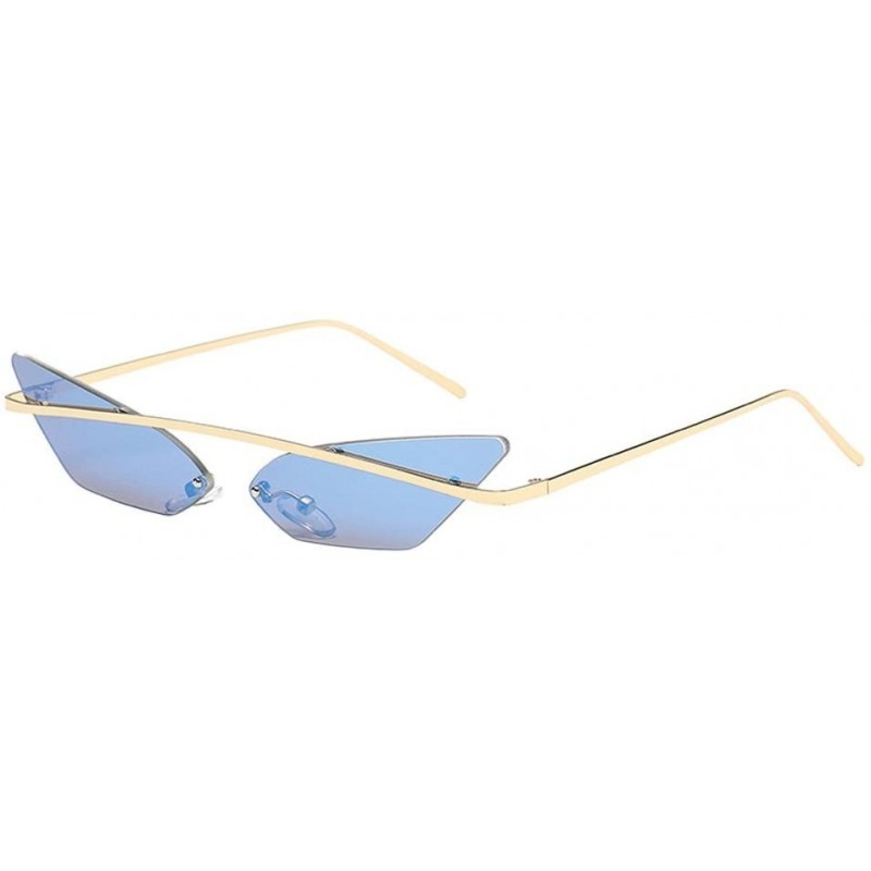 Goggle Fashion Sunglasses-Vintage Irregular Shape Sunglasses Eyewear Retro Street Beat Goggle (F) - F - CR18R3SQOS6 $10.08