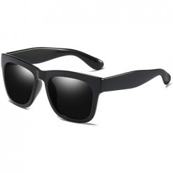Rectangular Polarized Sunglasses for Men and Women Semi-Rimless Frame Driving Sun Glasses 100% UV Blocking - A - CG197TY6QHE ...