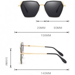 Sport Sunglasses Large Square Fashion Sunglasses Unisex Polarized Sunglasses - 4 - CA1906DWCRN $26.52