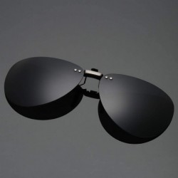 Oversized Men Polarized Clip Sunglasses Women Pilot Sun Glasses UV400 Eyeglasses Night Driving ZB-82 - 5 - CP198AHYRAI $15.81