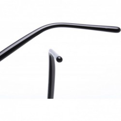 Aviator Men/Women Aviator Sunglasses - Polarized UV400 - Black - CM18EN8NTNK $14.57